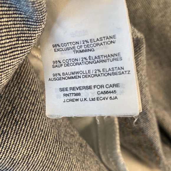 Madewell Stretch Step Hem Straight Frayed Denim Mini Skirt - 29 - Picture 13 of 16